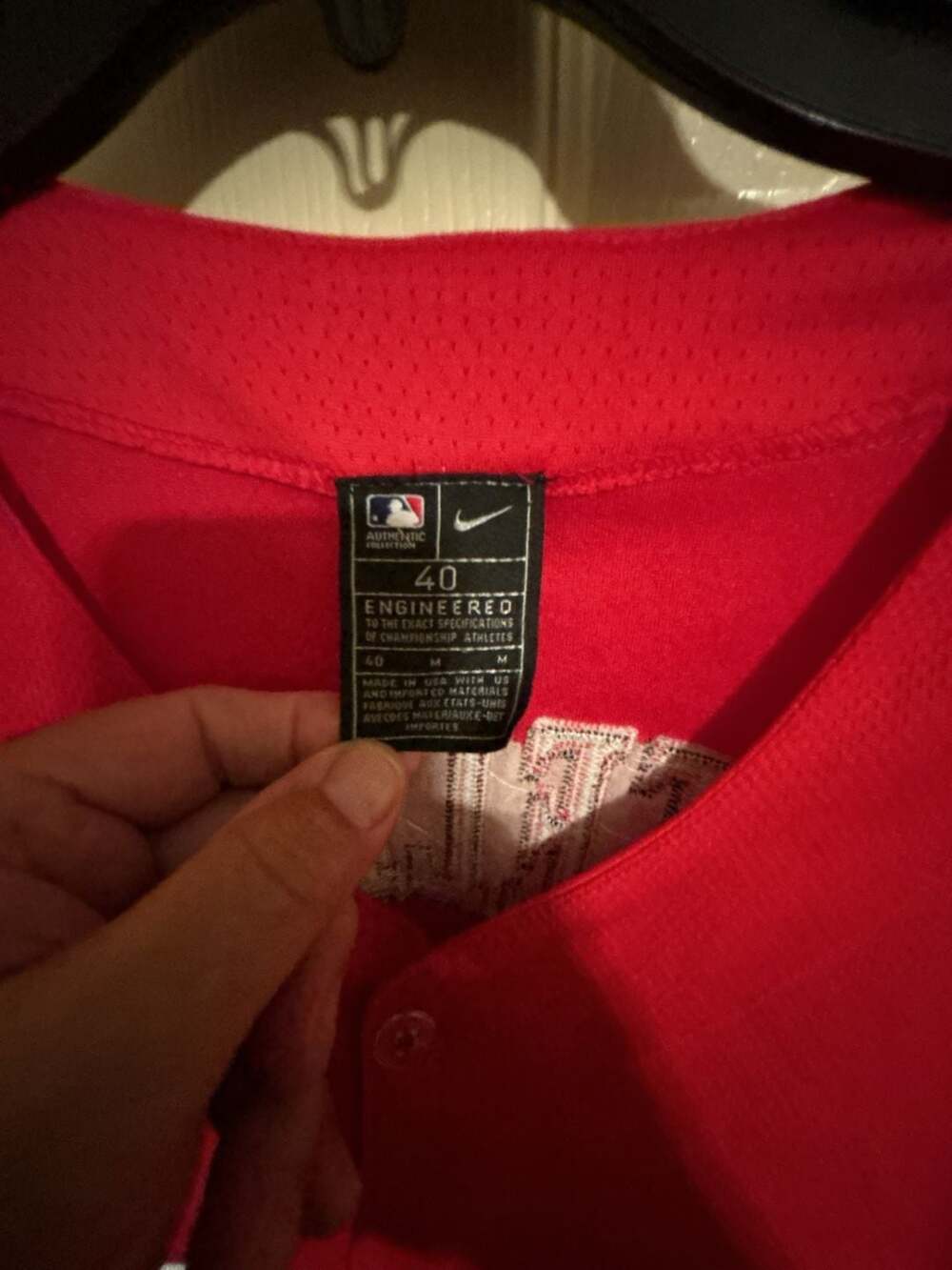 Nike Cincinnati Reds Nick Castellanos #2 MLB Authentic Collection Red Jersey